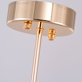 Lustra Suspension en Chaîne de Cuivre Moderne