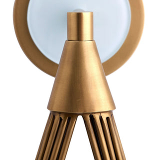 Zemirir Applique Murale Laiton Verre Minimaliste Moderne