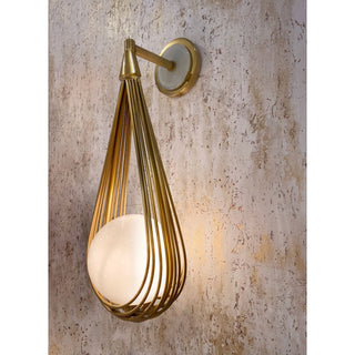 Zemirir Applique Murale Laiton Verre Minimaliste Moderne