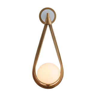 Zemirir Applique Murale Laiton Verre Minimaliste Moderne