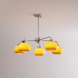 Lustra Lustre Géométrique en Verre-Luire