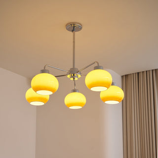 Lustra Lustre Géométrique en Verre-Luire