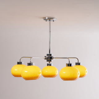 Lustra Lustre Géométrique en Verre-Luire