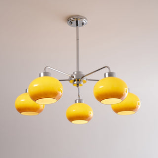 Lustra Lustre Géométrique en Verre-Luire
