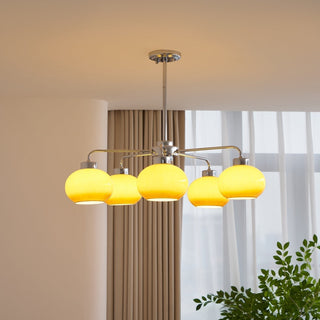 Lustra Lustre Géométrique en Verre-Luire