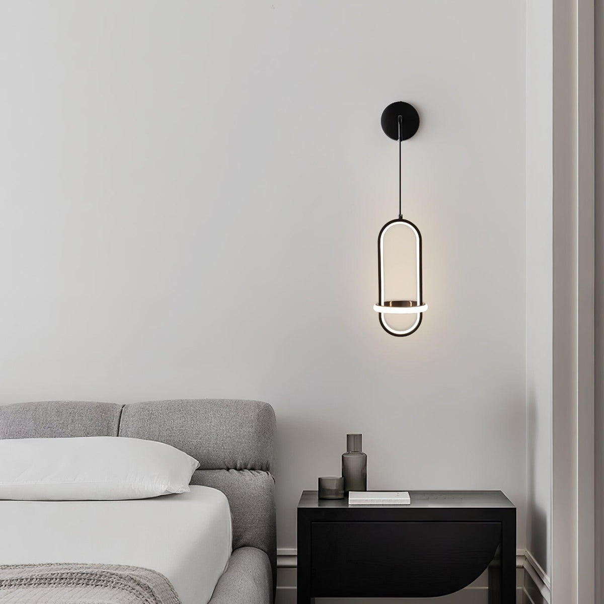 Vivianne Lampe Murale Ovale Moderne Minimaliste