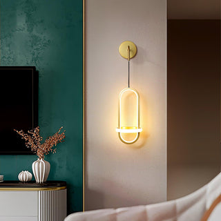 Vivianne Lampe Murale Ovale Moderne Minimaliste