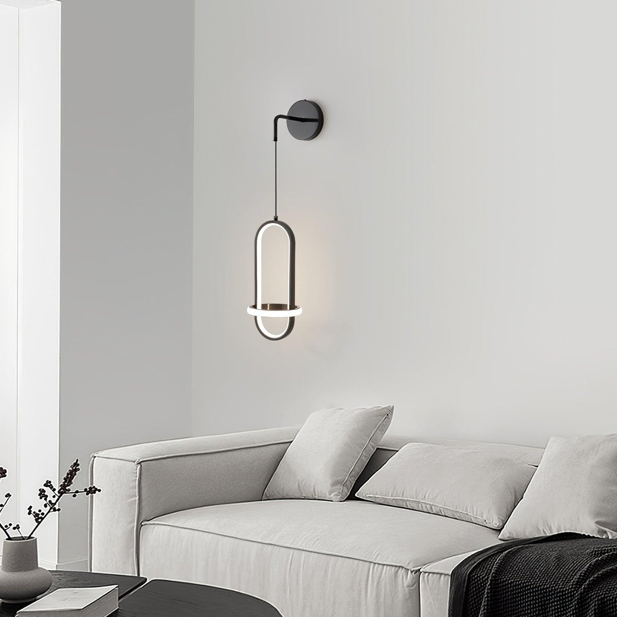 Vivianne Lampe Murale Ovale Moderne Minimaliste
