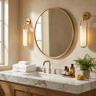 Oval Capsule Wall Sconce-Neutral Decor