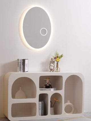 Ovariel Ovale Miroir Plastique Applique Lumière