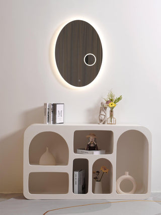 Ovariel Ovale Miroir Plastique Applique Lumière
