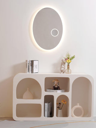 Ovariel Ovale Miroir Plastique Applique Lumière