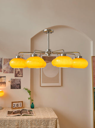 Lustra Lustre Géométrique en Verre-Luire
