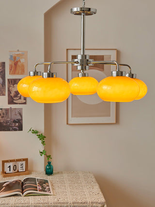 Lustra Lustre Géométrique en Verre-Luire
