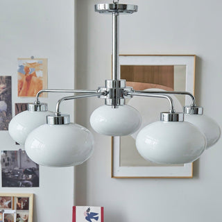 Lustra Lustre Géométrique en Verre-Luire