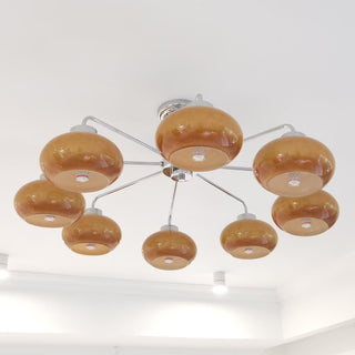 Lustra Lustre Géométrique en Verre-Luire