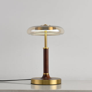 Layla Vintage Glass Table Lamp-Neutral Decor