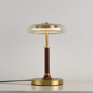 Layla Vintage Glass Table Lamp-Neutral Decor