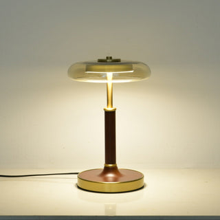 Layla Vintage Glass Table Lamp-Neutral Decor