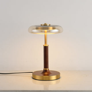 Layla Vintage Glass Table Lamp-Neutral Decor