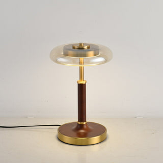 Layla Vintage Glass Table Lamp-Neutral Decor