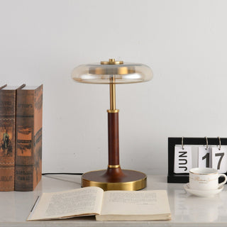 Layla Vintage Glass Table Lamp-Neutral Decor