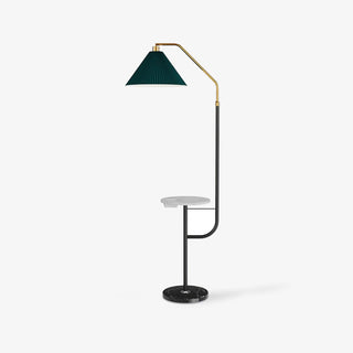 Nexc Lampadaire en Marbre Et Bois