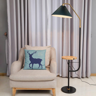 Nexc Lampadaire en Marbre Et Bois