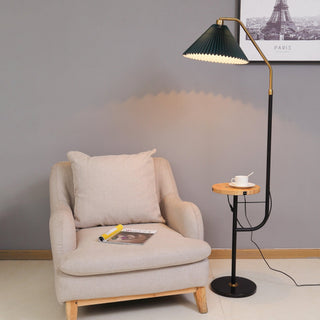 Nexc Lampadaire en Marbre Et Bois