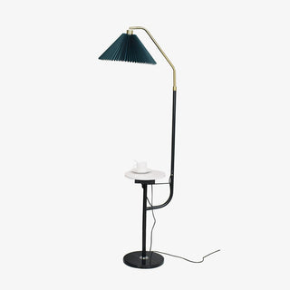 Nexc Lampadaire en Marbre Et Bois