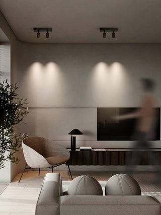 Solara Plafonnier POG Double Spots Linéaires Orientables