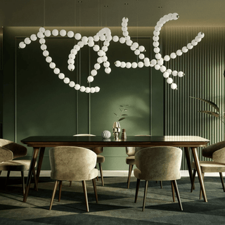 Pearl Drop Customize Chandelier-Neutral Decor