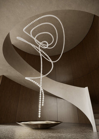Pearl Drop Customize Chandelier-Neutral Decor