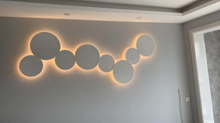Megan Applique murale à disque géométrique