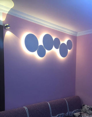 Megan Applique murale à disque géométrique