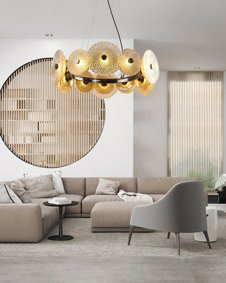 Zeveleth Postmoderne Luxe Art Crystal Lustre