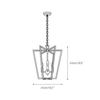 Elthaaris Suspension Lanterne Métal Industriel Vintage Elthaaris