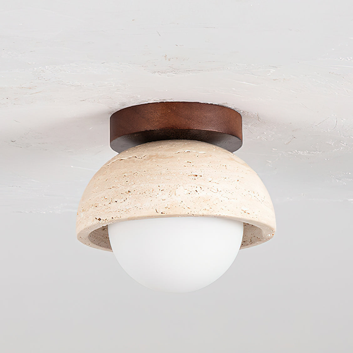 Palermo Ceiling Light installed in a modern entryway.