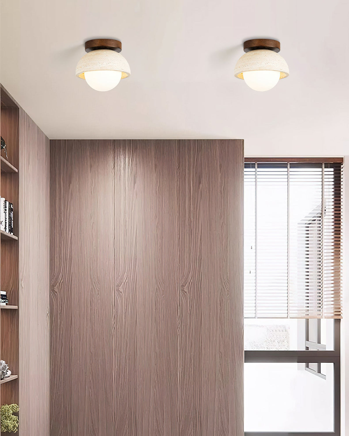Side profile of the Palermo Ceiling Light.