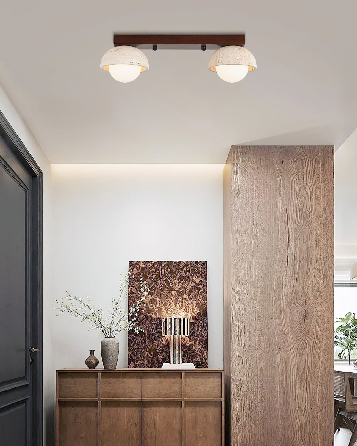 The 3-head version of the Palermo Combination Ceiling Light.