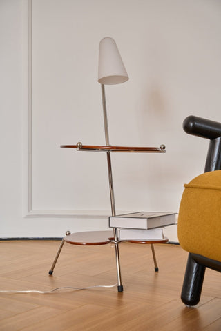 Vaughn Lampadaire en Bois Moderne