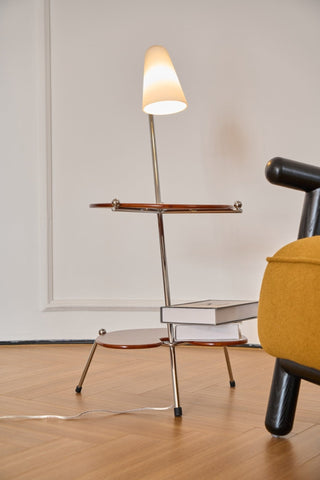 Vaughn Lampadaire en Bois Moderne