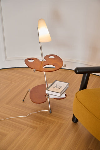 Vaughn Lampadaire en Bois Moderne
