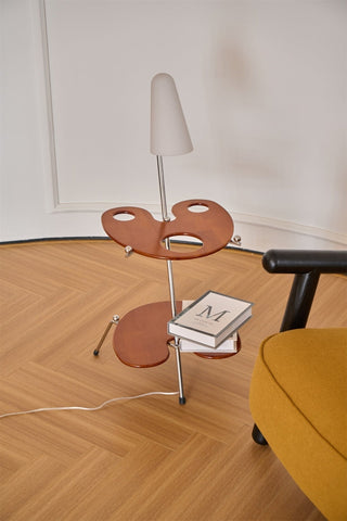 Vaughn Lampadaire en Bois Moderne