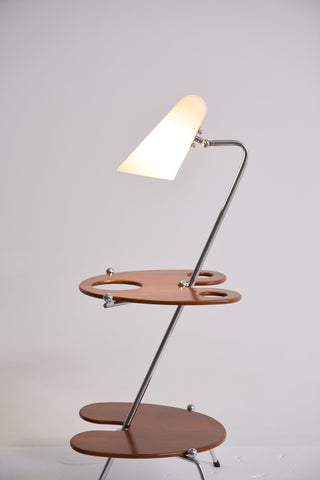 Vaughn Lampadaire en Bois Moderne