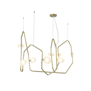 Aurvaryra Lustre Laiton Verre Minimaliste Moderne