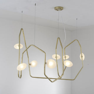 Aurvaryra Lustre Laiton Verre Minimaliste Moderne