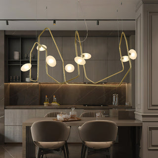 Aurvaryra Lustre Laiton Verre Minimaliste Moderne