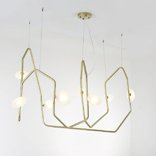 Aurvaryra Lustre Laiton Verre Minimaliste Moderne
