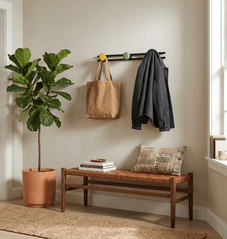 Pallini Ceramic Knob Wall Coat Rack-Neutral Decor